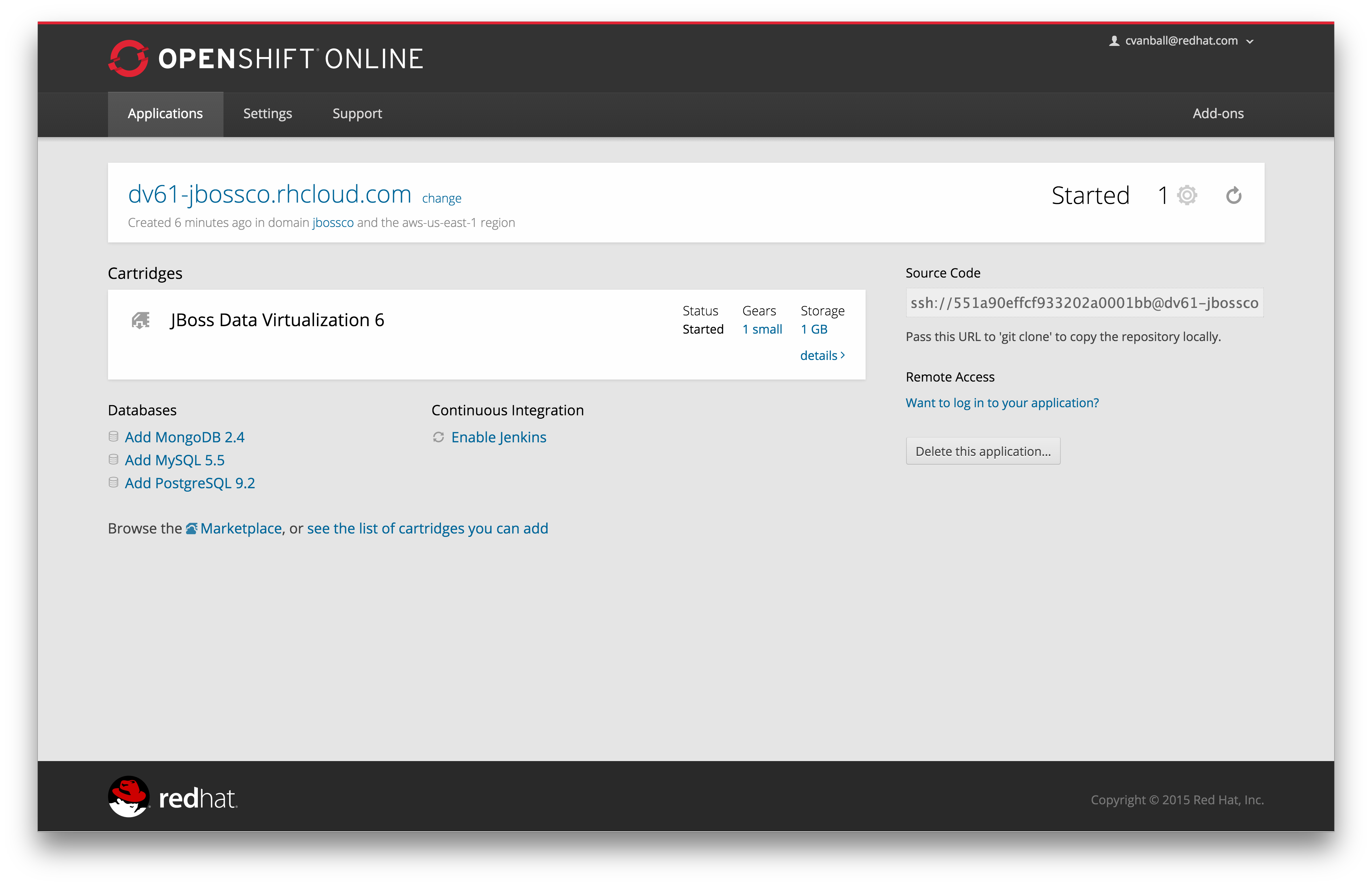 1.3 DV OpenShift add psql.png