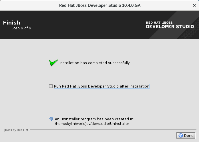 2.1 JBDS install complete2 1.png