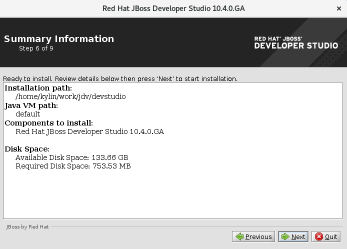 2.1 JBDS install review 1.png